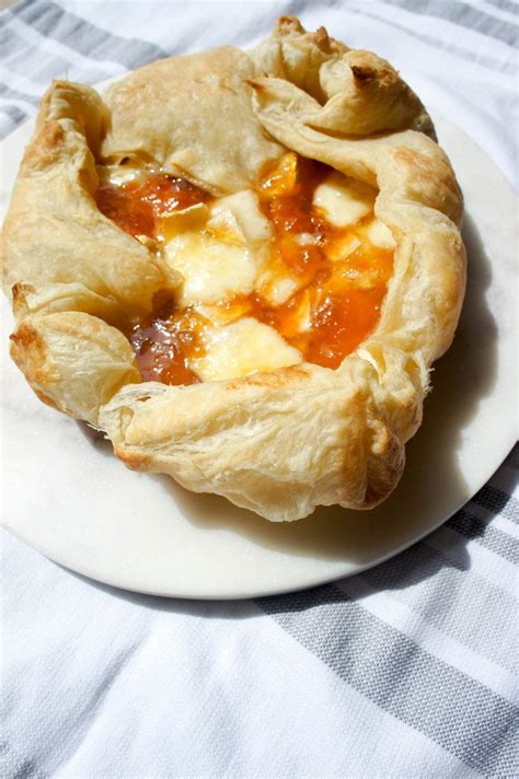 Baked Brie And Apricot Jam Can Easily Be Made In A Puff Pastry For A