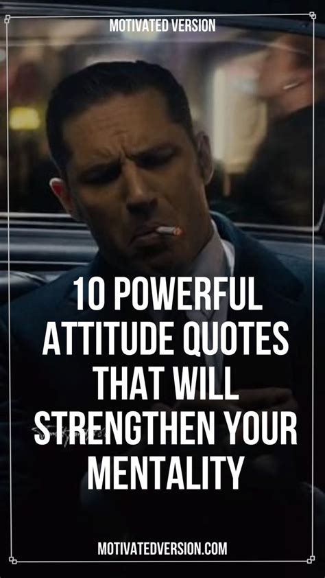 Powerful Attitude Quotes That Will Strengthen Your Mentality In