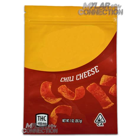 Chili Cheese Corn Chips Empty Frito Mylar Bag Edibles Snack Packaging Mylar Connection