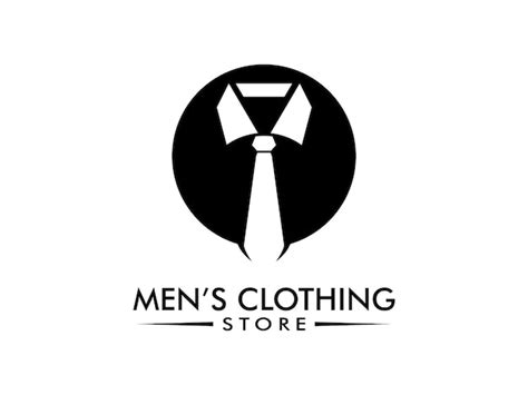 Premium Vector | Men's clothing store logo of clothing store on ...