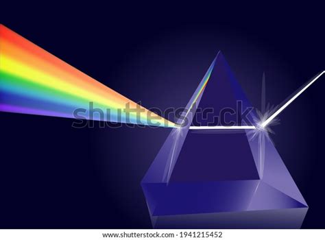 Prism Light Spectrum Composition Rainbow Ray Stock Vector Royalty Free