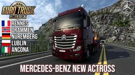 Euro Truck Simulator 2 Mercedes Benz New Actross YouTube