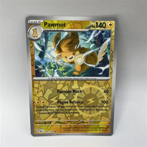 Card Pokemon Pawmot Rare Reverse It 076 193 Evolutions IN Paldea EBay