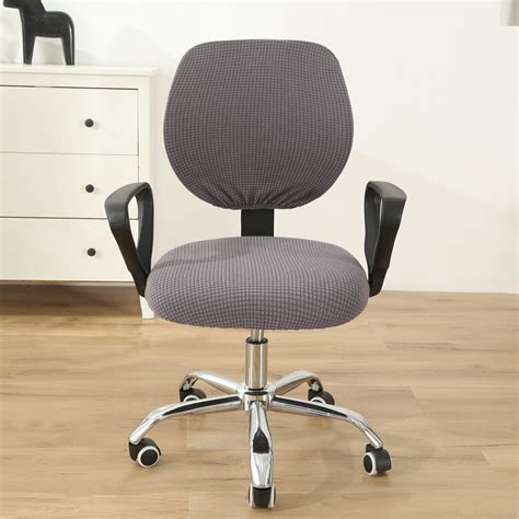 Water Resistant Stretch Computer Office Chair Cover, Universal Washable ...