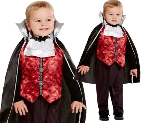 TOUT PETITS DÉGUISEMENT HALLOWEEN Garçons Dracula Vampire Costume 1 4