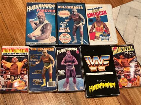 Lot De Vid Os Wwf Hulkamania Forever Vhs Coliseum Lutte Wwe Hulk