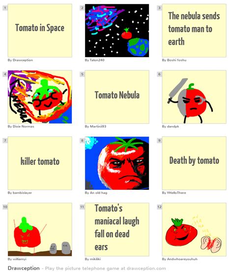 Tomato in Space - Drawception