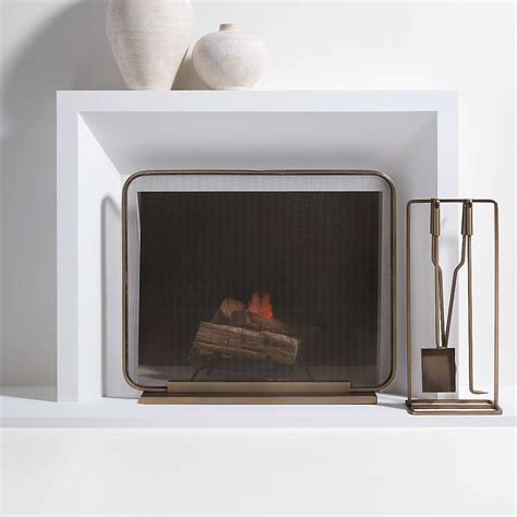 Fireplace Accessories Screens And Tools Crate And Barrel Canada