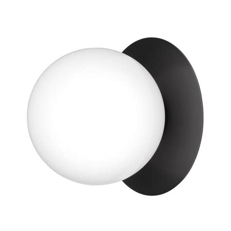 nuura liila  outdoor wallceiling lamp black opal white finnish