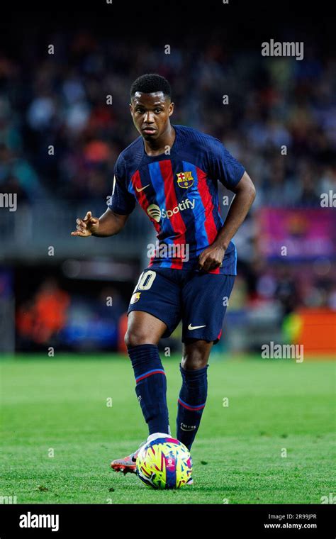 BARCELONA MAY 2 Ansu Fati In Action During The LaLiga Match Between