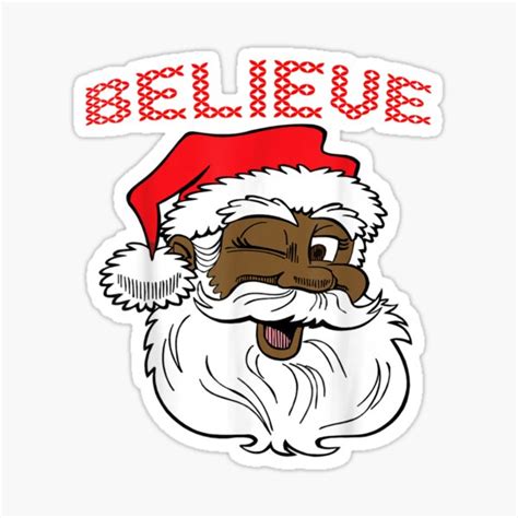 African American Santa Stickers | Redbubble