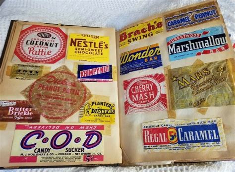 We Interrupt This Blog for Some Vintage Candy Bar Wrappers