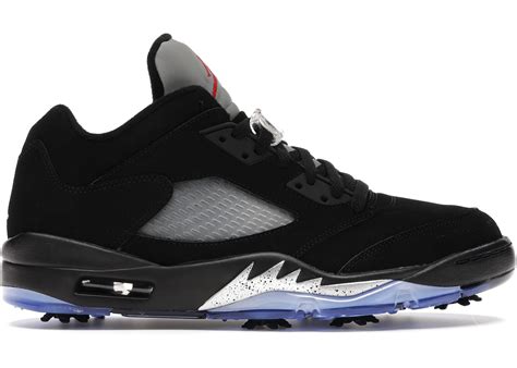 Air Jordan 5 Retro Low Golf Black Metallic Men's - CU4523-003 - US