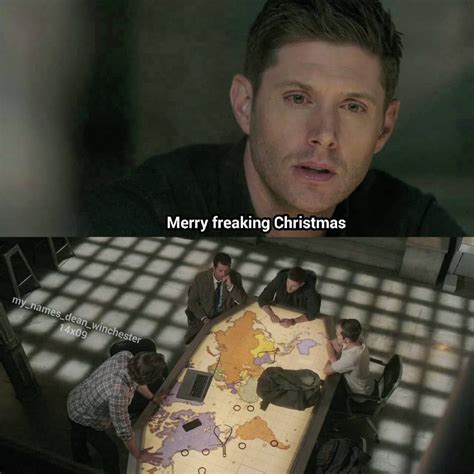 Merry Freaking Christmas Everybody Supernatural 14x09 The Spear