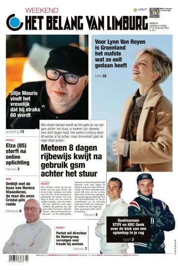 Het Belang Van Limburg Subscriptions Pressreader