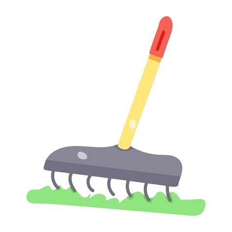 Premium Vector A Handy Icon Design Of Garden Rake