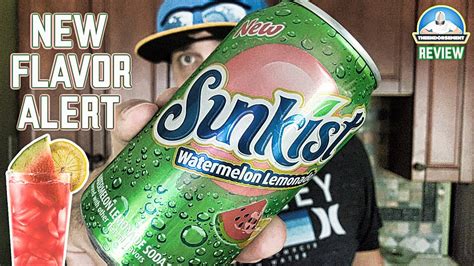 Sunkist Watermelon Lemonade Review NEW FLAVOR ALERT