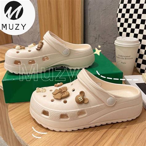 Jual MUZY Sendal Crocs Wanita Sendal Baim Karakter Wanita Sendal