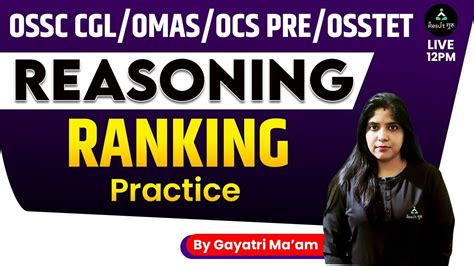 Ranking Practice Reasoning Ossc Cgl Omas Ocs Pre Osstet By