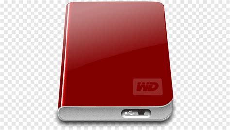 Wd My Passport Essentials Icon Wd My Passport Red Red Western Digital External Hard Drive Png