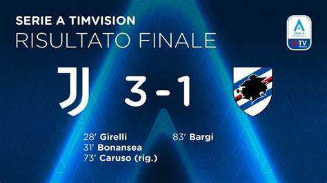 Juventus Sampdoria Girelli Bonansea Gol In Fotocopia Serie A