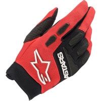 Alpinestars Honda Full Bore Gloves Black Bright Red Free Uk Delivery