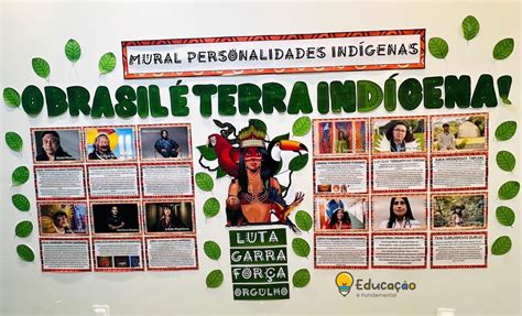 MURAL PERSONALIDADES INDÍGENAS DO BRASIL LIVRETO DE PESQUISA