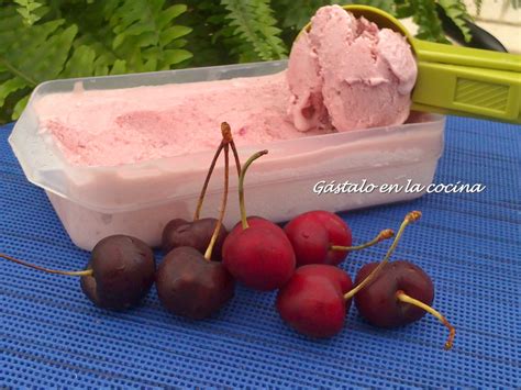 G Stalo En La Cocina Helado De Cerezas Paso A Paso