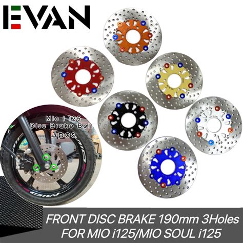 Front Disc Brake 190mm 3 Holes For Mio I125 Mio Soul I125 M3 Shopee