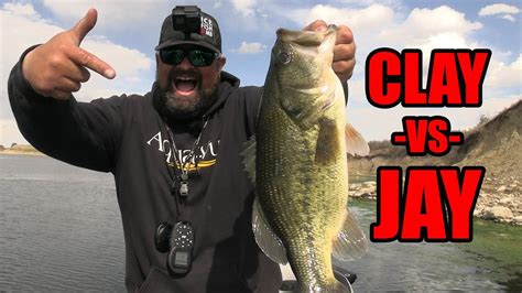 Sight Fishing Largemouth Bass Clay Vs Jay Top 5 Largies Youtube