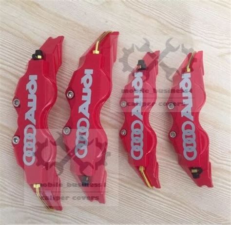 Cubierta De Pinza De Freno Roja Audi Pl Stico De Ingenier A Para Audi