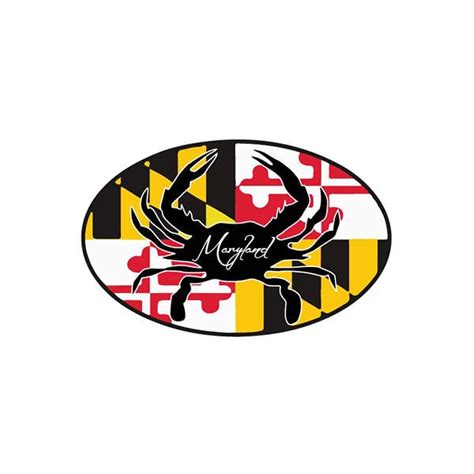 Maryland Crab Decal Etsy