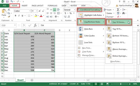 Excel Find Top Values In A List Printable Online