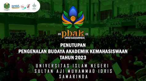 LIVE PENUTUPAN PBAK 2023 UINSI SAMARINDA YouTube