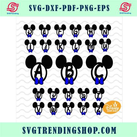 Mickey Font Mickey Head Cricut Fonts Christmas Svg 4th Of July