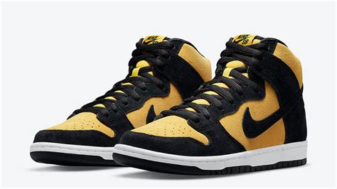 Nike SB Dunk High Yellow Black | Where To Buy | DB1640-001 | The Sole ...