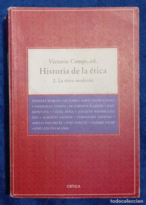 Historia de la ética 2 victoria camps ed Vendido en Venta