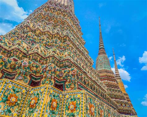 Wat Phra Chetuphon Wat Pho Temple In Bangkok Thailand Thai