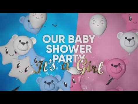 Baby Shower Slideshow After Effects Templates Youtube