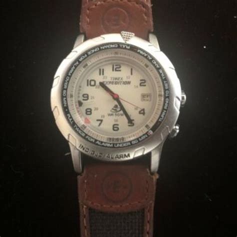 Vintage Timex Expedition Indiglo Alarm Date Wr 50m Mens Watch Works Great Watchcharts Marketplace