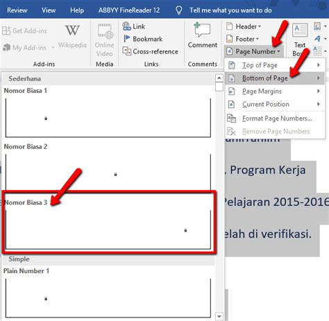 Cara Menambahkan Halaman Pada Word Angka Dan Romawi Ajudan Soal