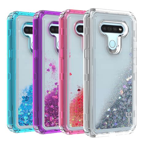 CoverON LG K51 Reflect Phone Case Liquid Bling Sand Glitter Screen