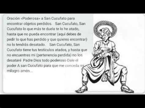 Oración Poderosa a San CucuFato YouTube