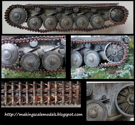 Scale Models And Dioramas How To Paint Tanks Tracks Scale Models