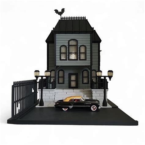 Diorama Hot Wheels Mansão Assombrada Colecionável MetArt Studio