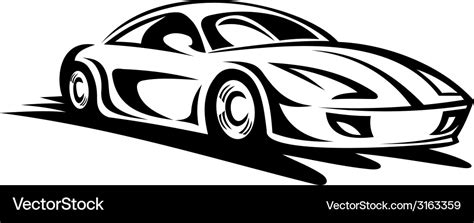 Fast Moving Car Royalty Free Vector Image VectorStock