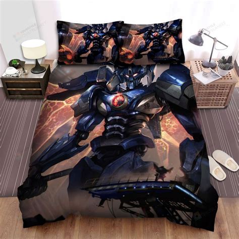 League Of Legends Mecha Aatrox Splash Art Bed Sheets Spread Duvet Cover