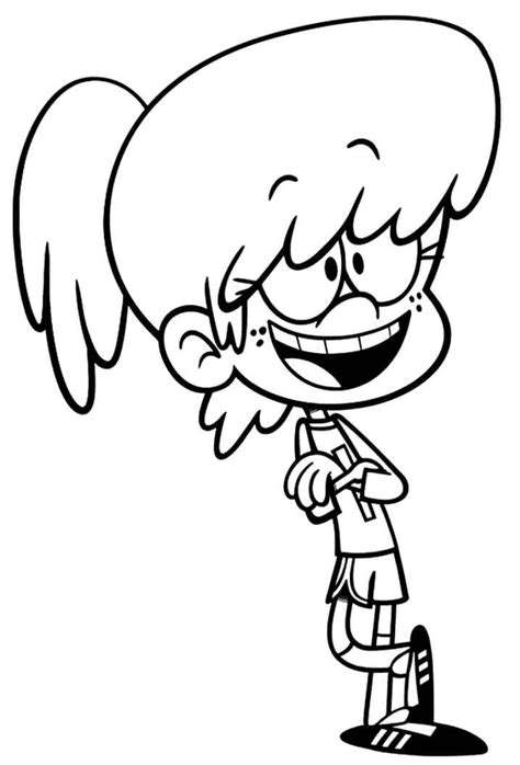 Dibujos De Lisa De The Loud House Para Colorear Para Colorear Pintar E