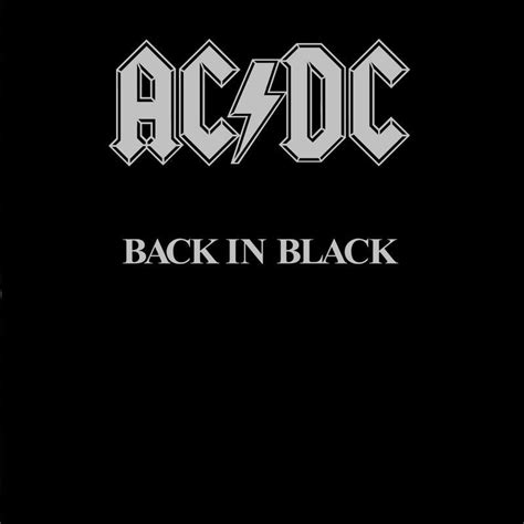 Back In Black Vinyl Official Acdc Sony Music Entertainment