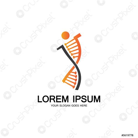 Human Dna Logo Icon Design Vector Stock Vector Crushpixel